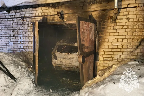 В Кинешме на пожаре в гараже обнаружено тело мужчины